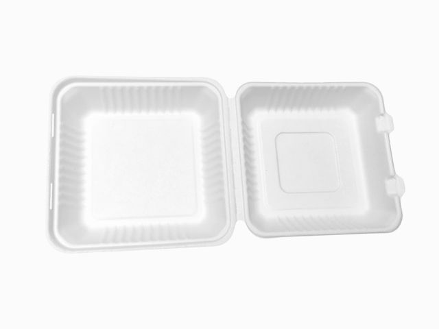 8"一次性翻盖式环保快餐盒